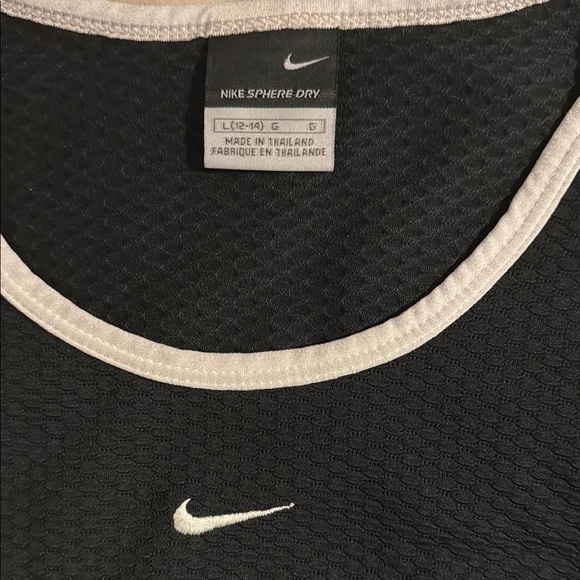 Nike Women's Black and White Long Sleeve Jersey Size M - Picture 6 of 7